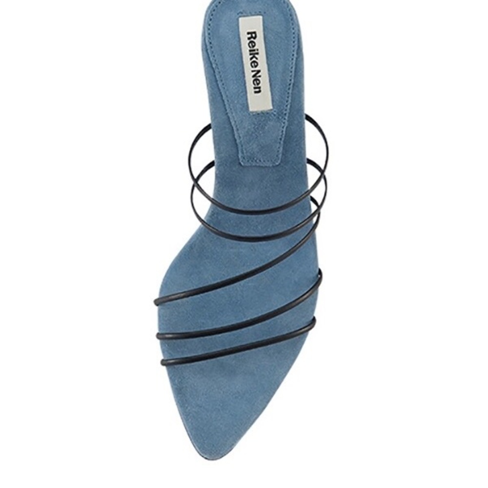 Reike Nen Five Strings Pointed Sandals Black / Wa… - image 1